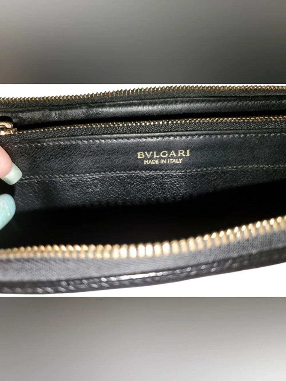 Bvlgari Bvlgari Zip Wallet